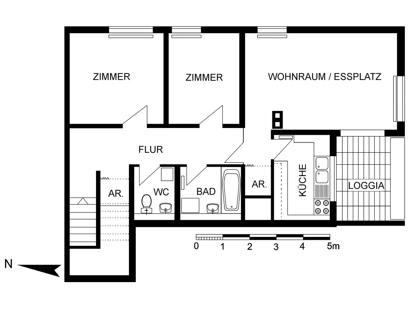 3 room apartment with 72 m² in Berlin – Photo 3