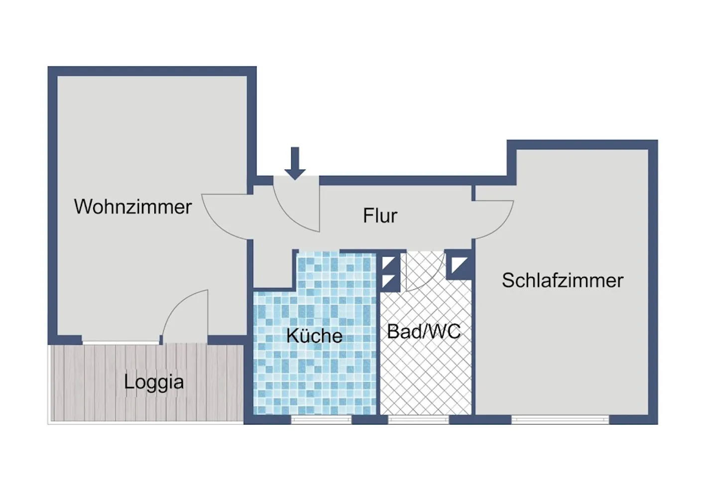 2 Zimmer Wohnung mit 50 m² in Wiesbaden – Bild 5