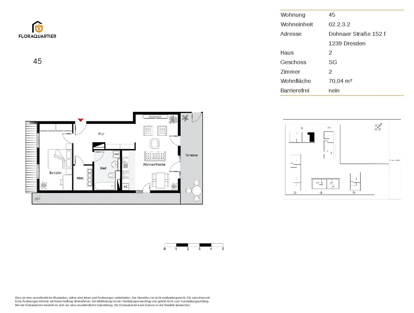 2 Zimmer Wohnung mit 70 m² in Dresden – Bild 12
