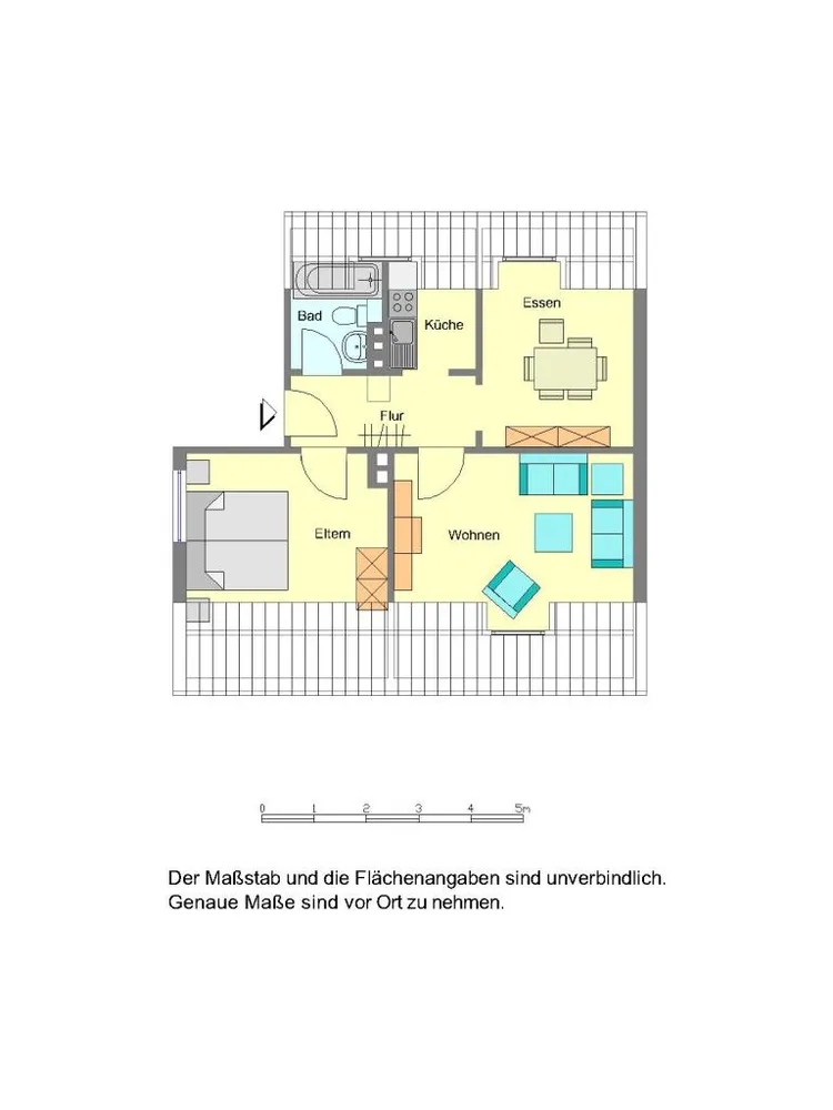 3 room apartment with 44 m² in Bielefeld – Photo 2