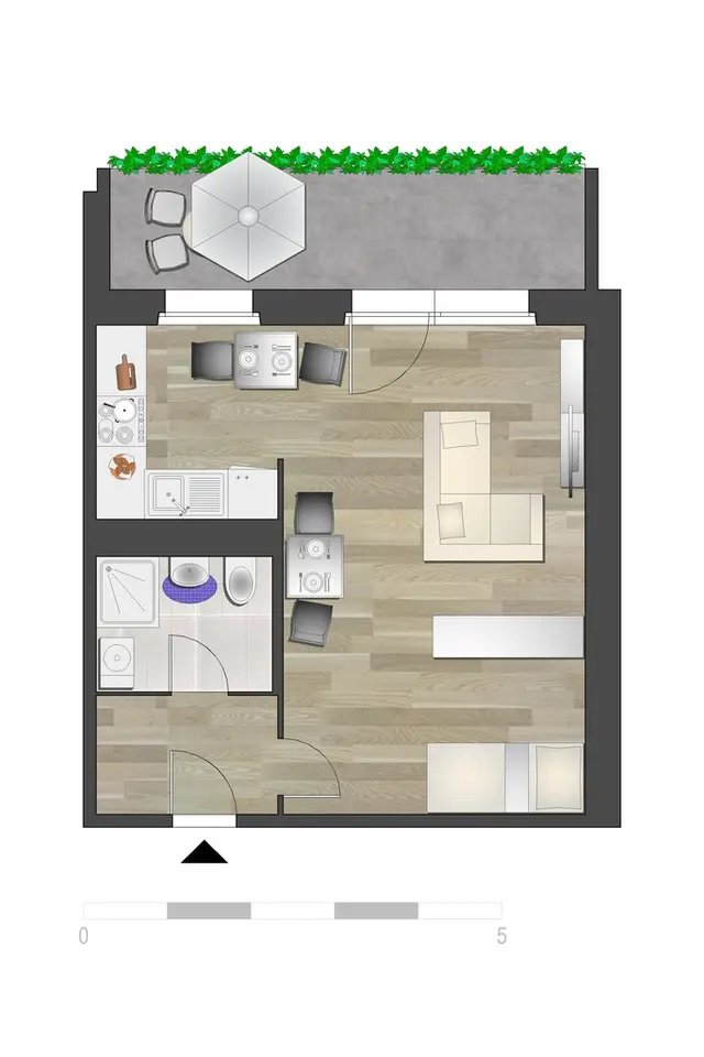 Studio mit 36 m² in Chemnitz – Bild 5