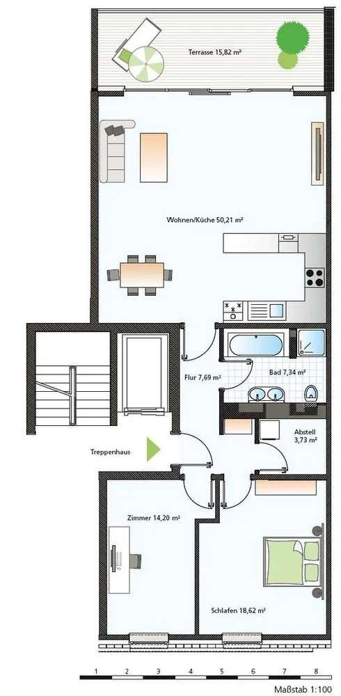 3 Zimmer Wohnung mit 110 m² in Hamburg – Bild 11