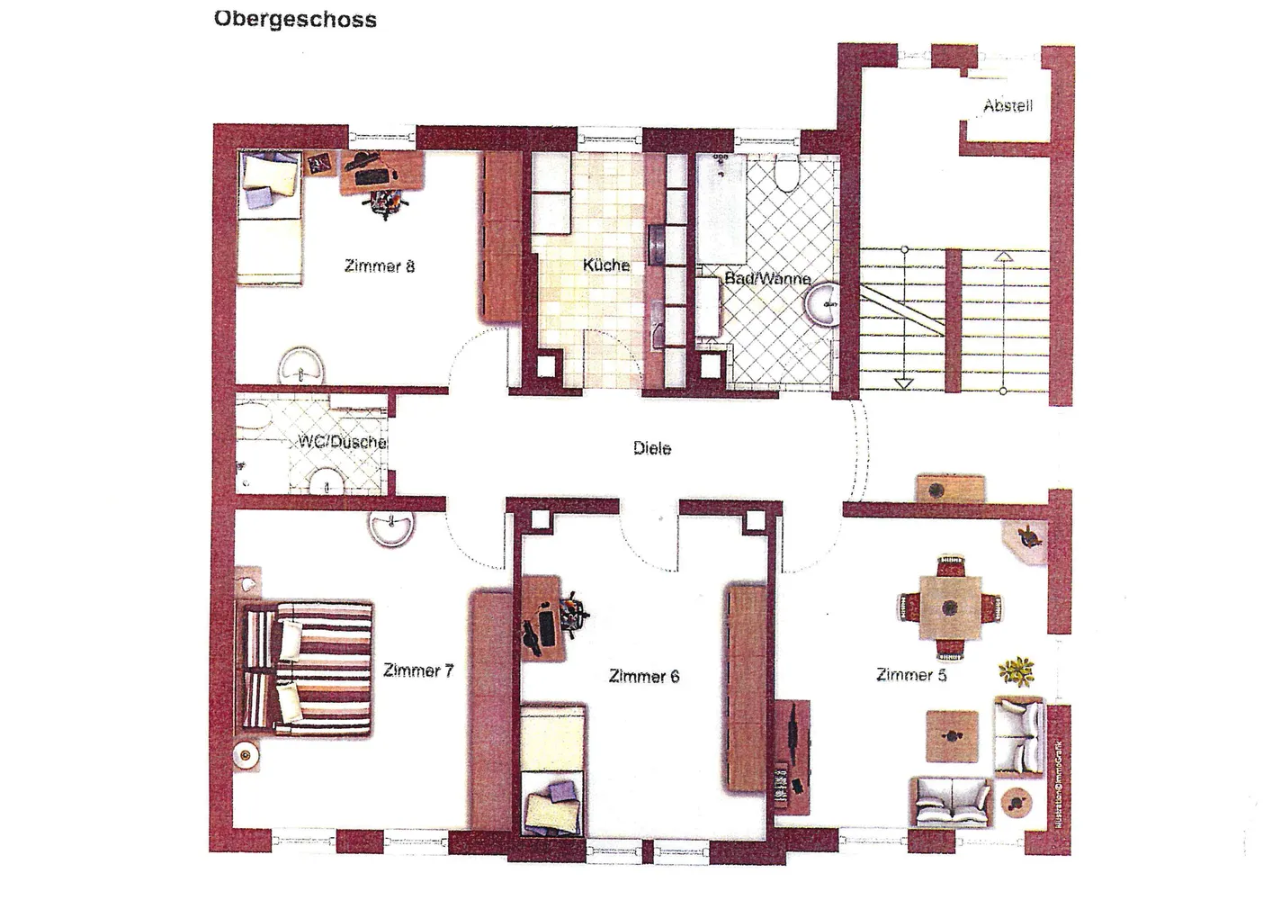 1 Zimmer Wohnung mit 17 m² in Mittweida – Bild 3