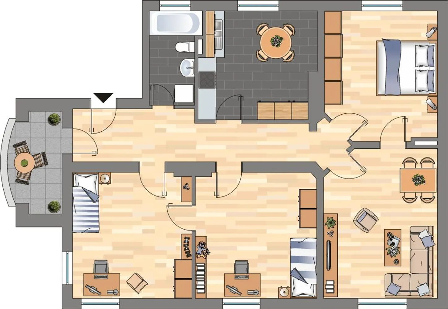 4 Zimmer Wohnung mit 100 m² in Kiel – Bild 12