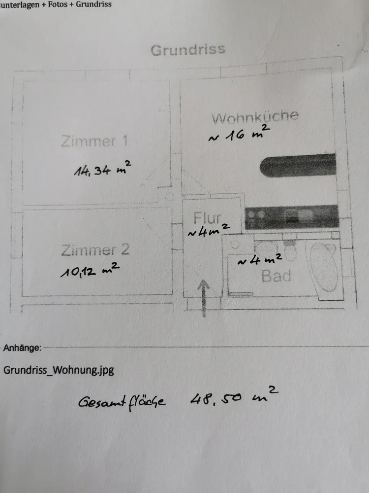 3 room apartment with 48 m² in Augsburg – Photo 2