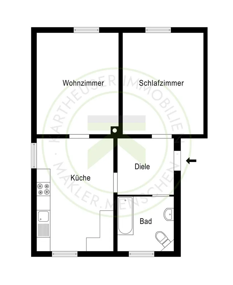 2 Zimmer Wohnung mit 60 m² in Velbert – Bild 9
