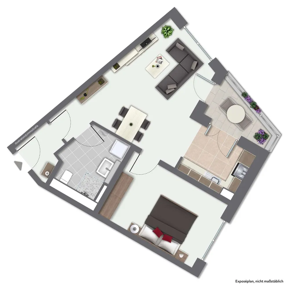 2 Zimmer Wohnung mit 57 m² in Nürnberg – Bild 6