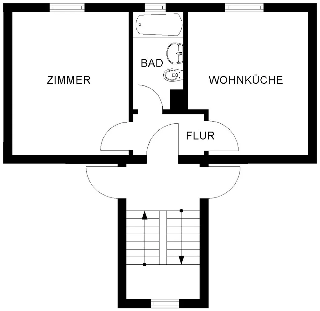 2 Zimmer Wohnung mit 32 m² in Bochum – Bild 2
