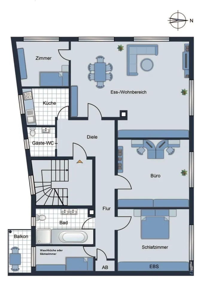 4 Zimmer Wohnung mit 146 m² in Mannheim – Bild 12