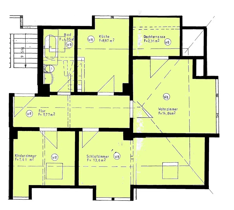 2 Zimmer Wohnung mit 56 m² in Altenburg – Bild 3