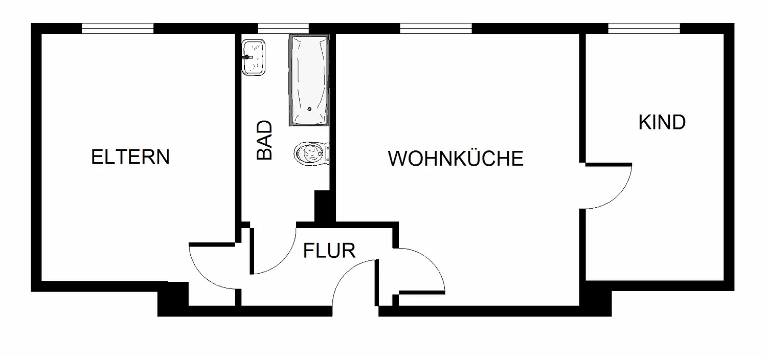 3 Zimmer Wohnung mit 39 m² in Dortmund – Bild 4