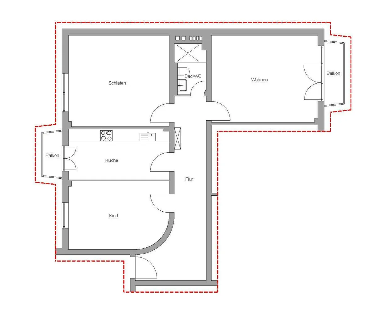 3 Zimmer Wohnung mit 88 m² in München – Bild 6