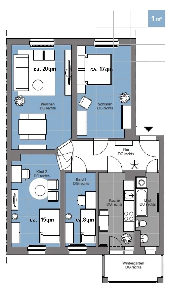 4 Zimmer Wohnung mit 88 m² in Leipzig – Bild 3