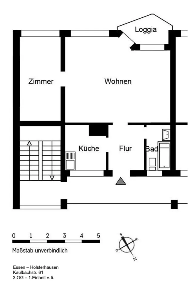 2 Zimmer Wohnung mit 54 m² in Essen – Bild 8