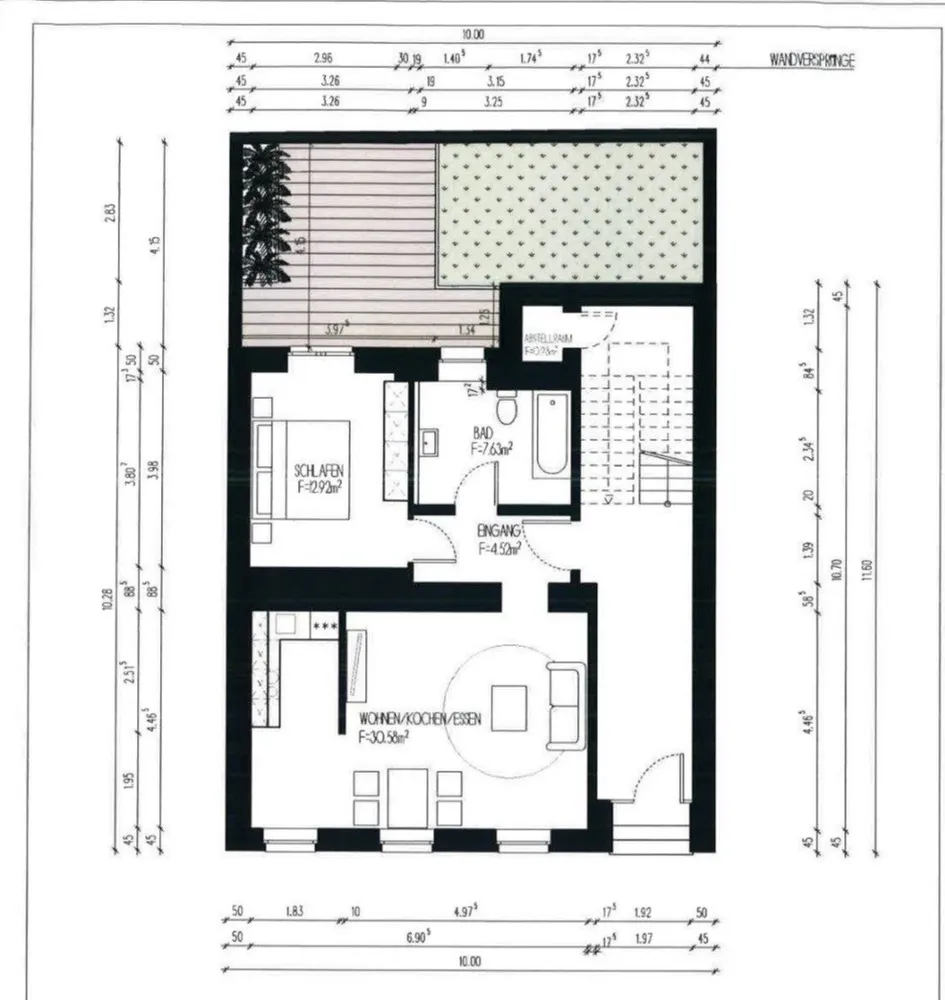 2 Zimmer Wohnung mit 61 m² in Mönchengladbach – Bild 3