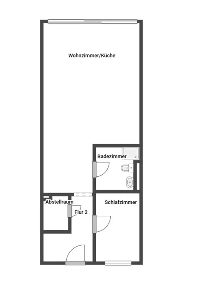 2 Zimmer Wohnung mit 59 m² in Wolfsburg – Bild 7