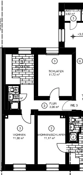 3 Zimmer Wohnung mit 45 m² in Wuppertal – Bild 4