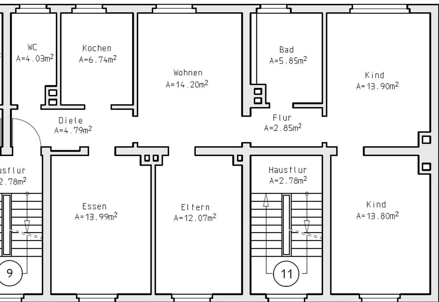 3 Zimmer Wohnung mit 96 m² in Gelsenkirchen – Bild 2