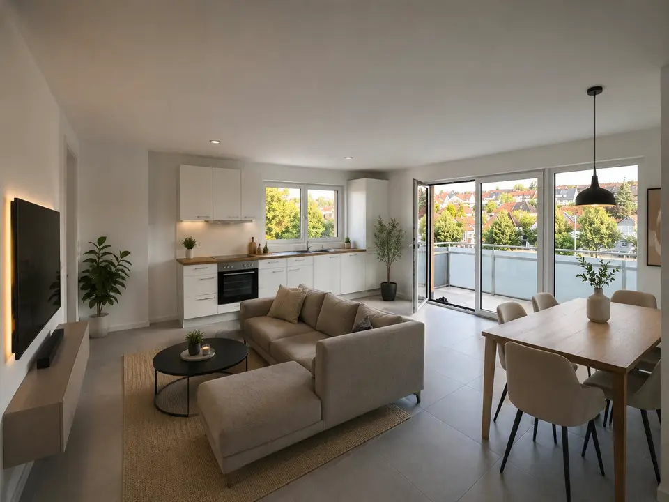 2 Zimmer Wohnung mit 55 m² in Heilbronn – Bild 1