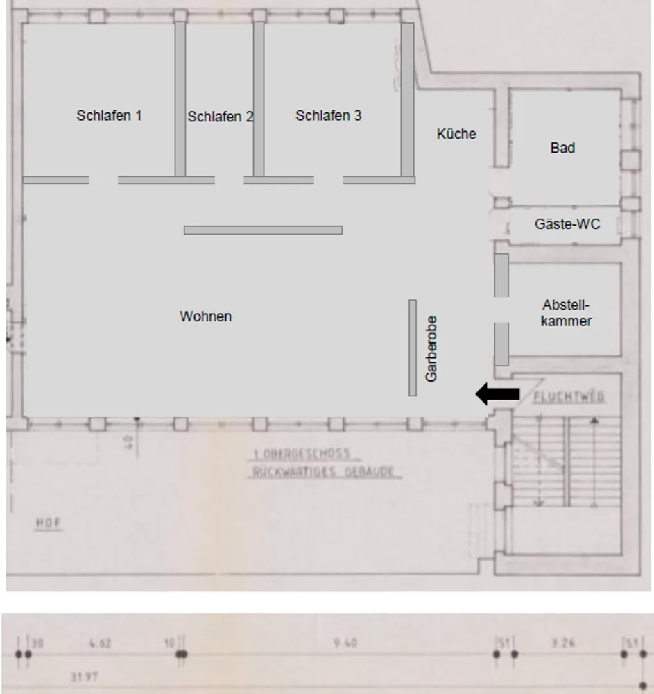 4 Zimmer Wohnung mit 200 m² in Krefeld – Bild 9