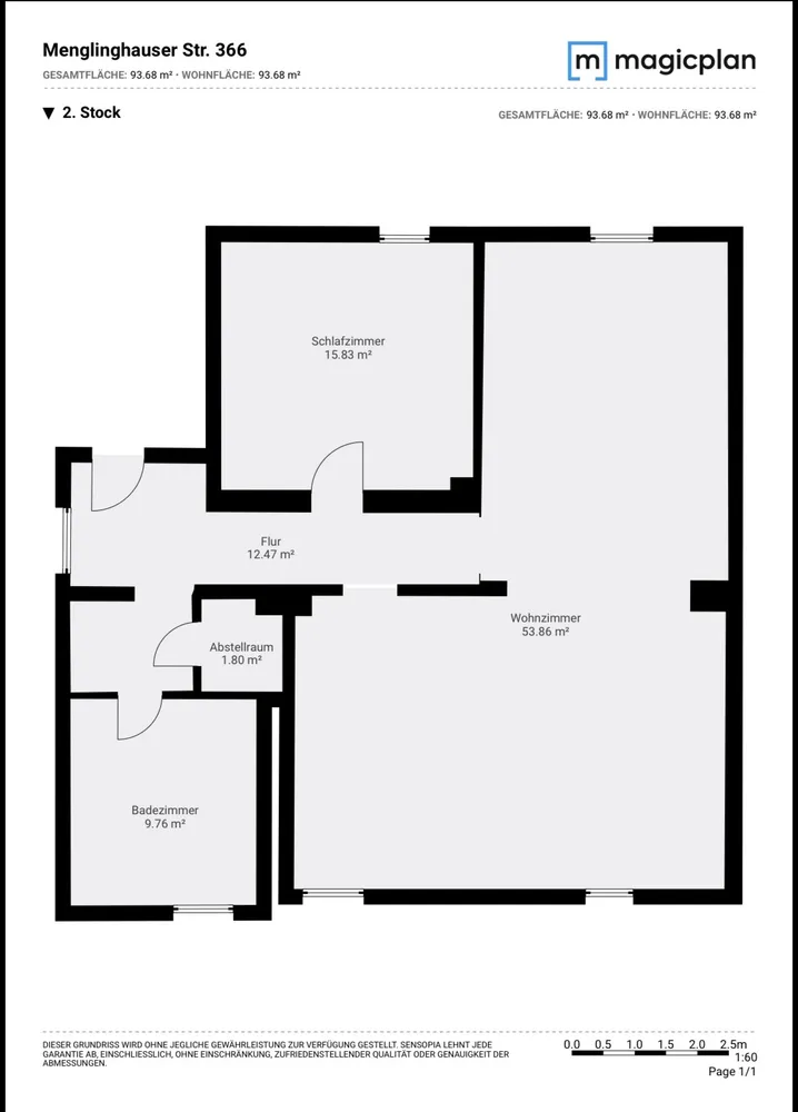 2 Zimmer Wohnung mit 93 m² in Dortmund – Bild 11