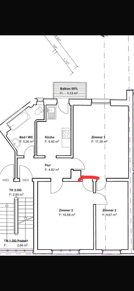 3 Zimmer Wohnung mit 62 m² in Heilbronn – Bild 7