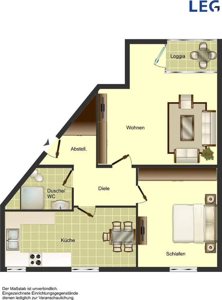 2 Zimmer Wohnung mit 59 m² in Duisburg – Bild 5