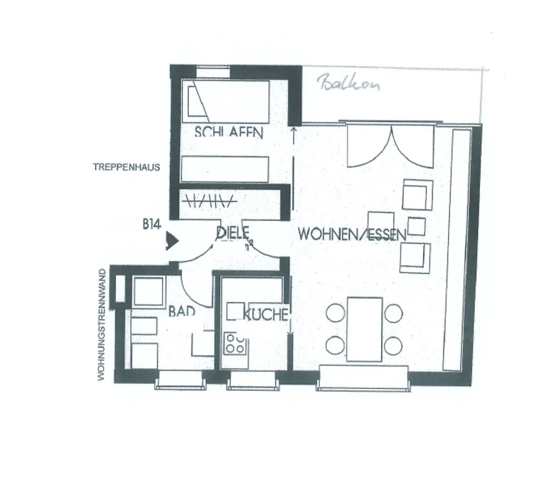 2 Zimmer Wohnung mit 45 m² in Regensburg – Bild 3