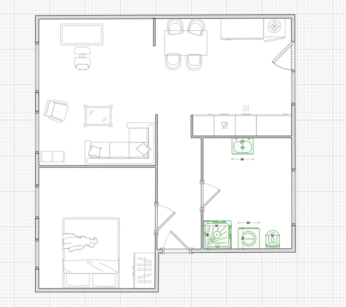 2 Zimmer Wohnung mit 50 m² in Köln – Bild 2