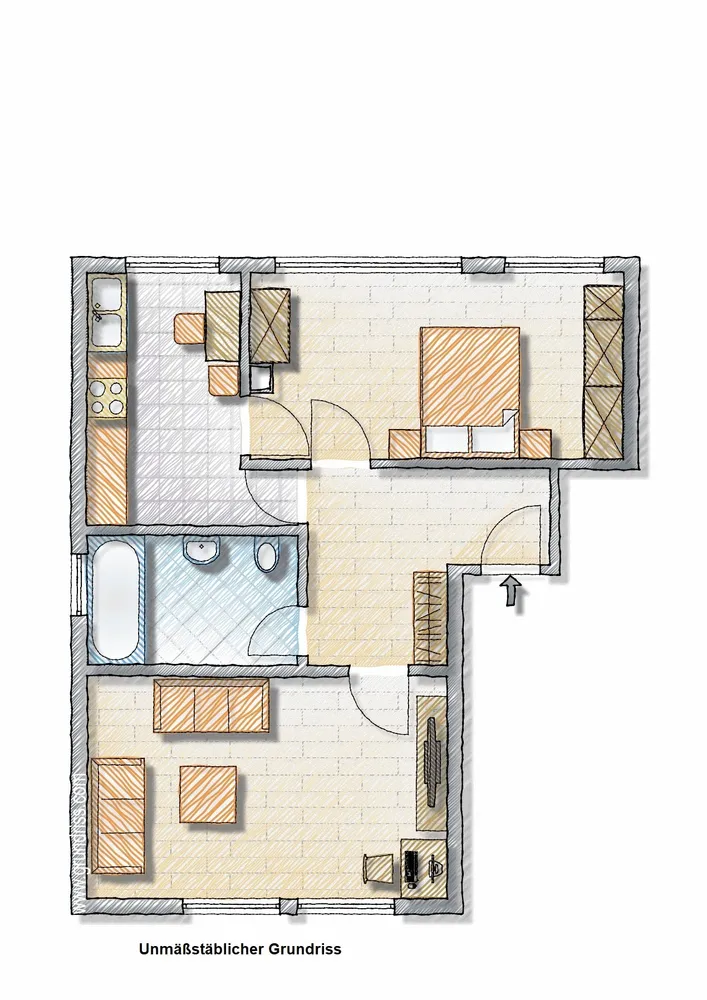 2 Zimmer Wohnung mit 58 m² in Celle – Bild 10