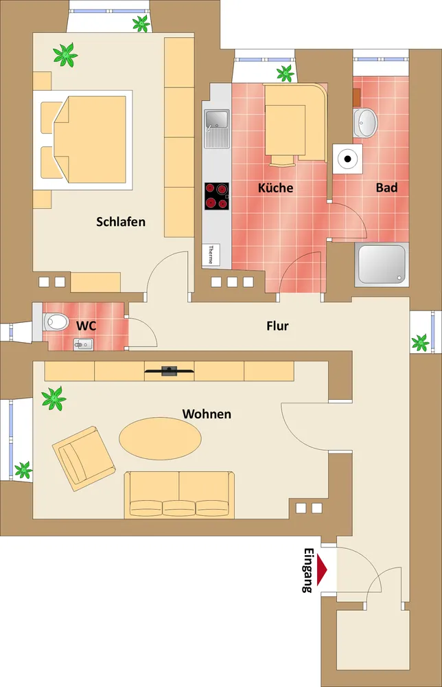 2 room apartment with 66 m² in Munich – Photo 7