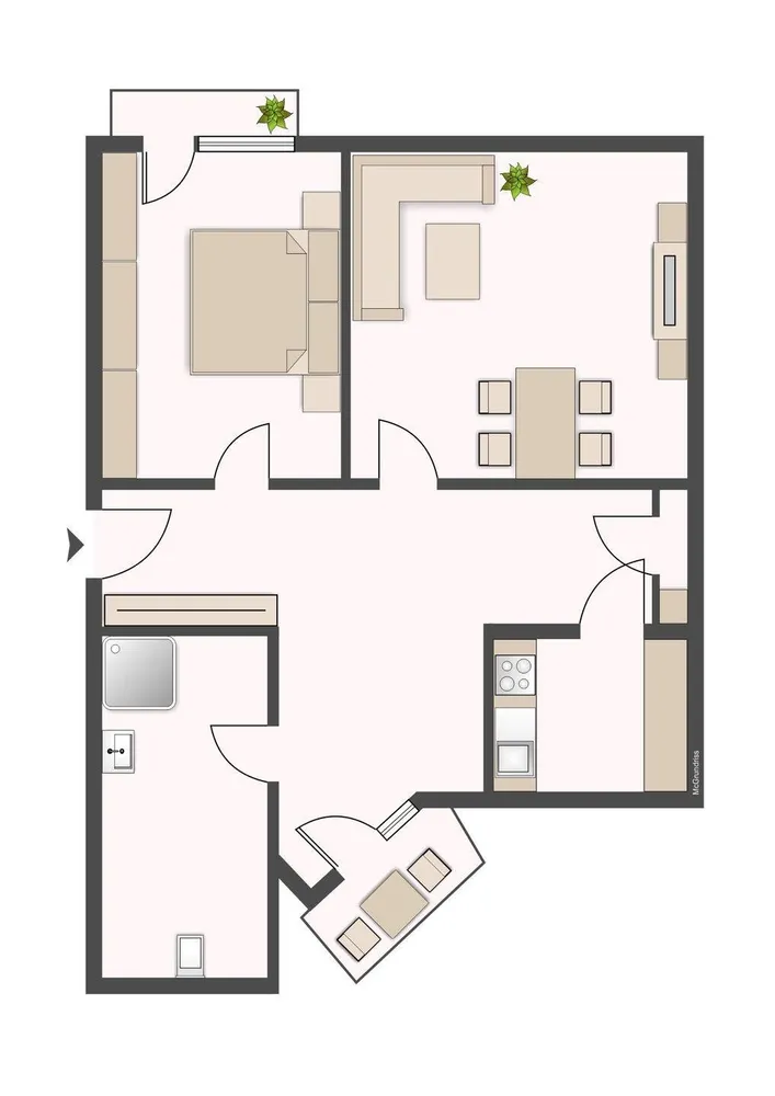 2 Zimmer Wohnung mit 55 m² in Chemnitz – Bild 11