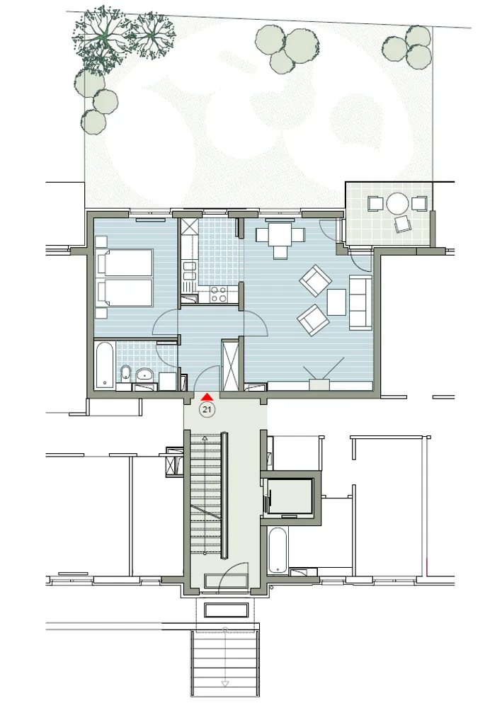 2 Zimmer Wohnung mit 56 m² in Halle (Saale) – Bild 1