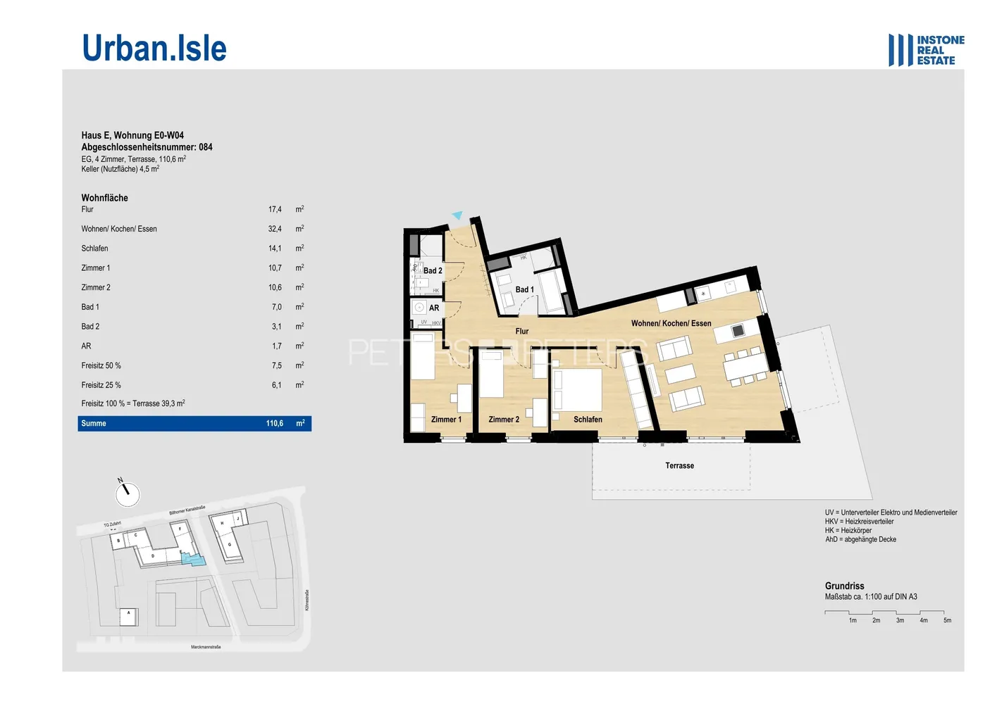 4 Zimmer Wohnung mit 117 m² in Hamburg – Bild 7