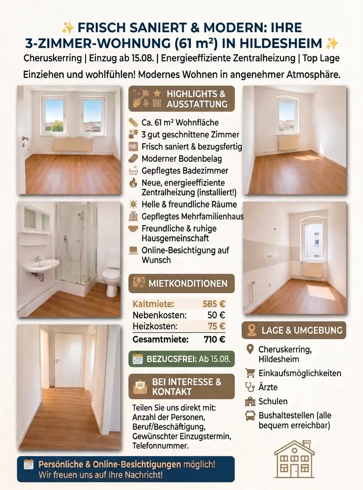 3 Zimmer Wohnung mit 83 m² in Hildesheim – Bild 10
