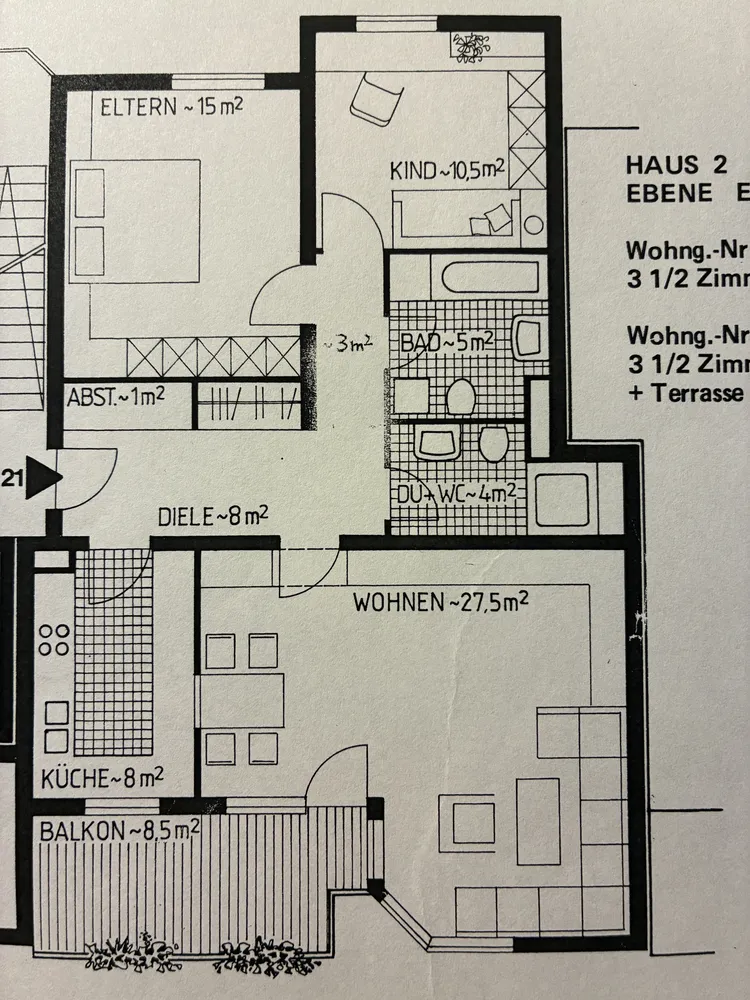 3 Zimmer Wohnung mit 84 m² in Stuttgart – Bild 1