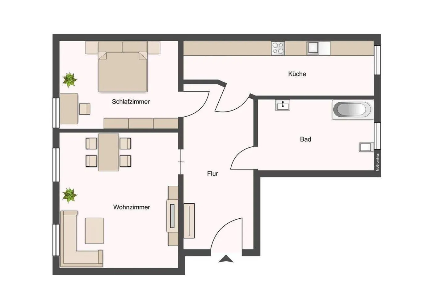 2 room apartment with 65 m² in Chemnitz – Photo 9
