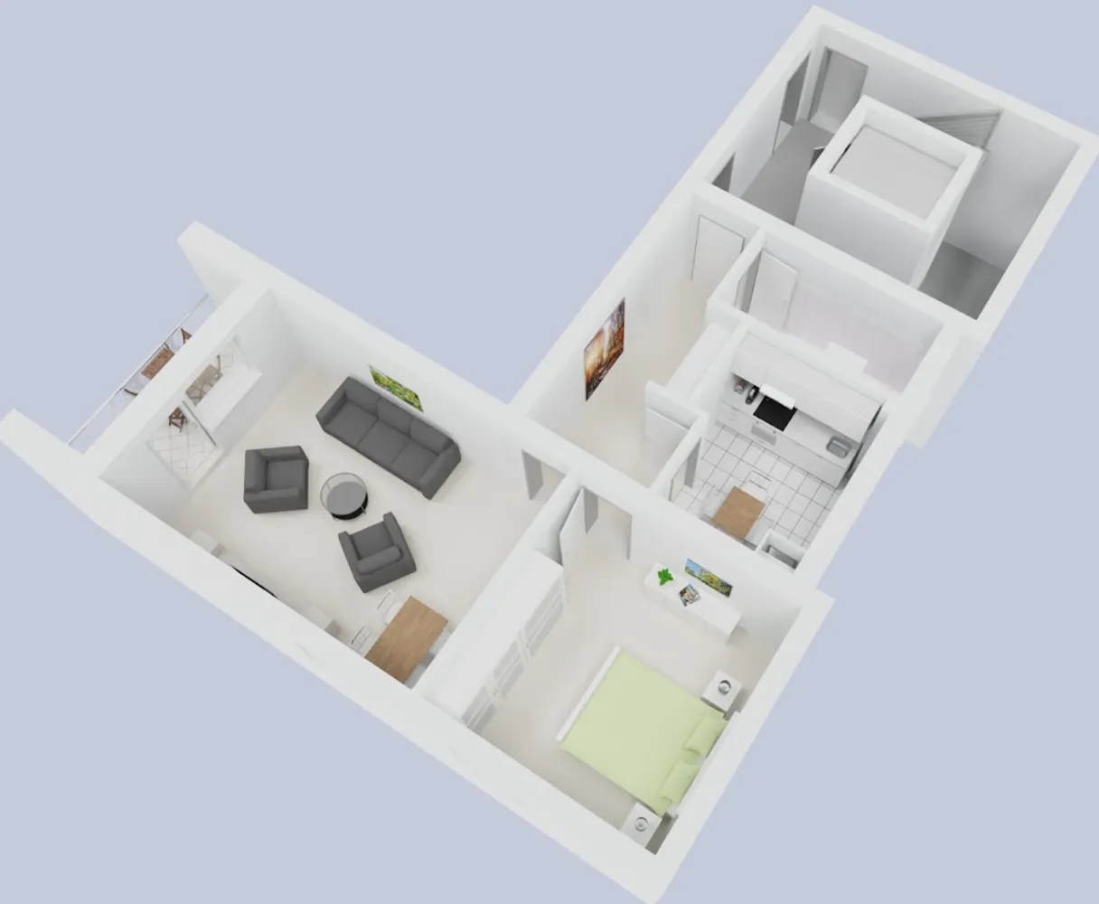 2 Zimmer Wohnung mit 63 m² in Essen – Bild 3