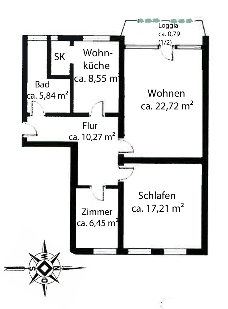 3 room apartment with 72 m² in Munich – Photo 9