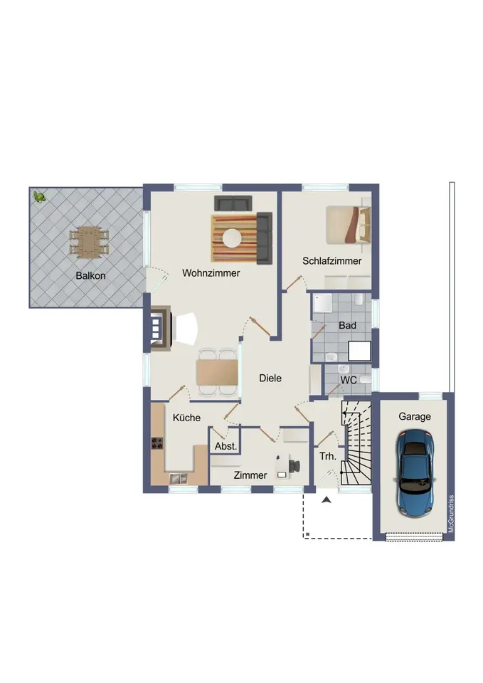 3 Zimmer Wohnung mit 107 m² in Hennef – Bild 8