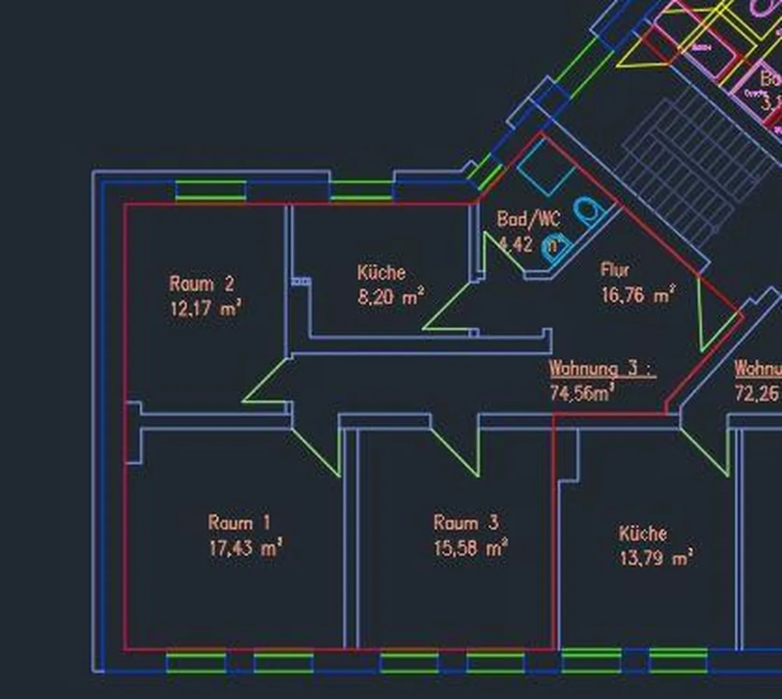 3 Zimmer Wohnung mit 75 m² in Hannover – Bild 1
