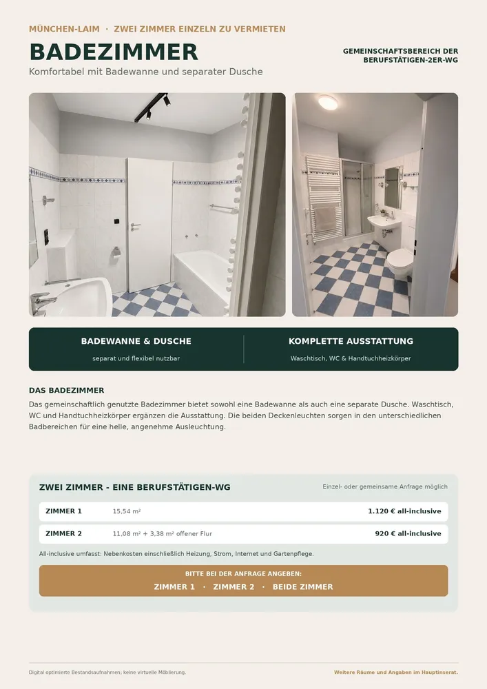 4 Zimmer Wohnung mit 85 m² in München – Bild 3