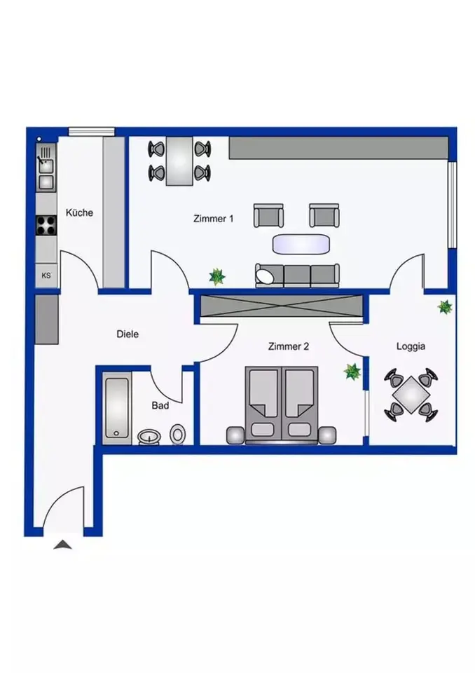 2 Zimmer Wohnung mit 70 m² in Bensheim – Bild 5