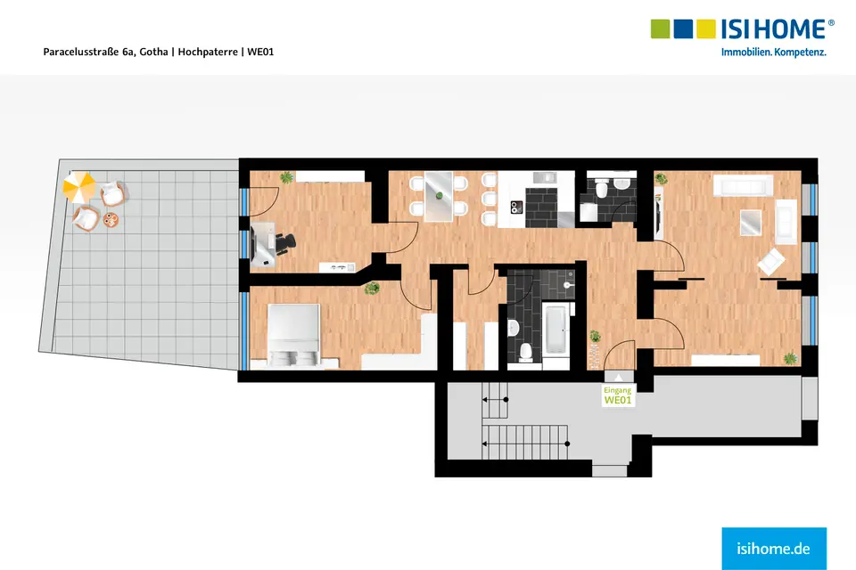 3 Zimmer Wohnung mit 100 m² in Halle (Saale) – Bild 10