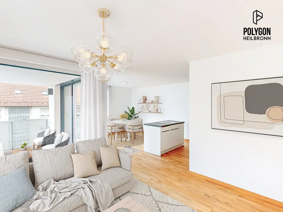 3 Zimmer Wohnung mit 85 m² in Heilbronn – Bild 1
