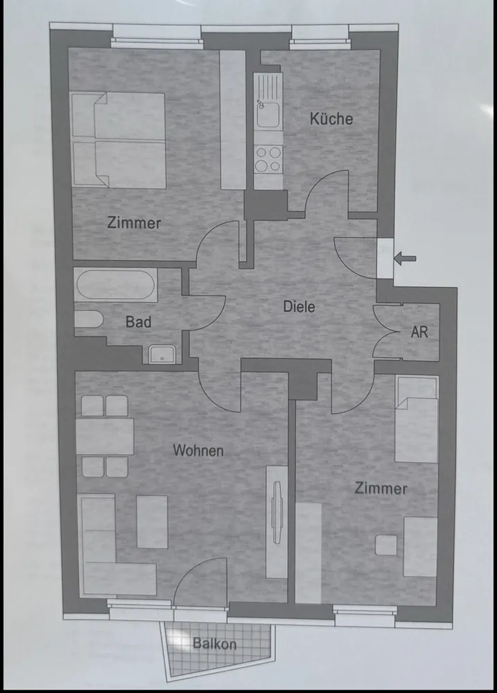 3 Zimmer Wohnung mit 73 m² in Essen – Bild 7