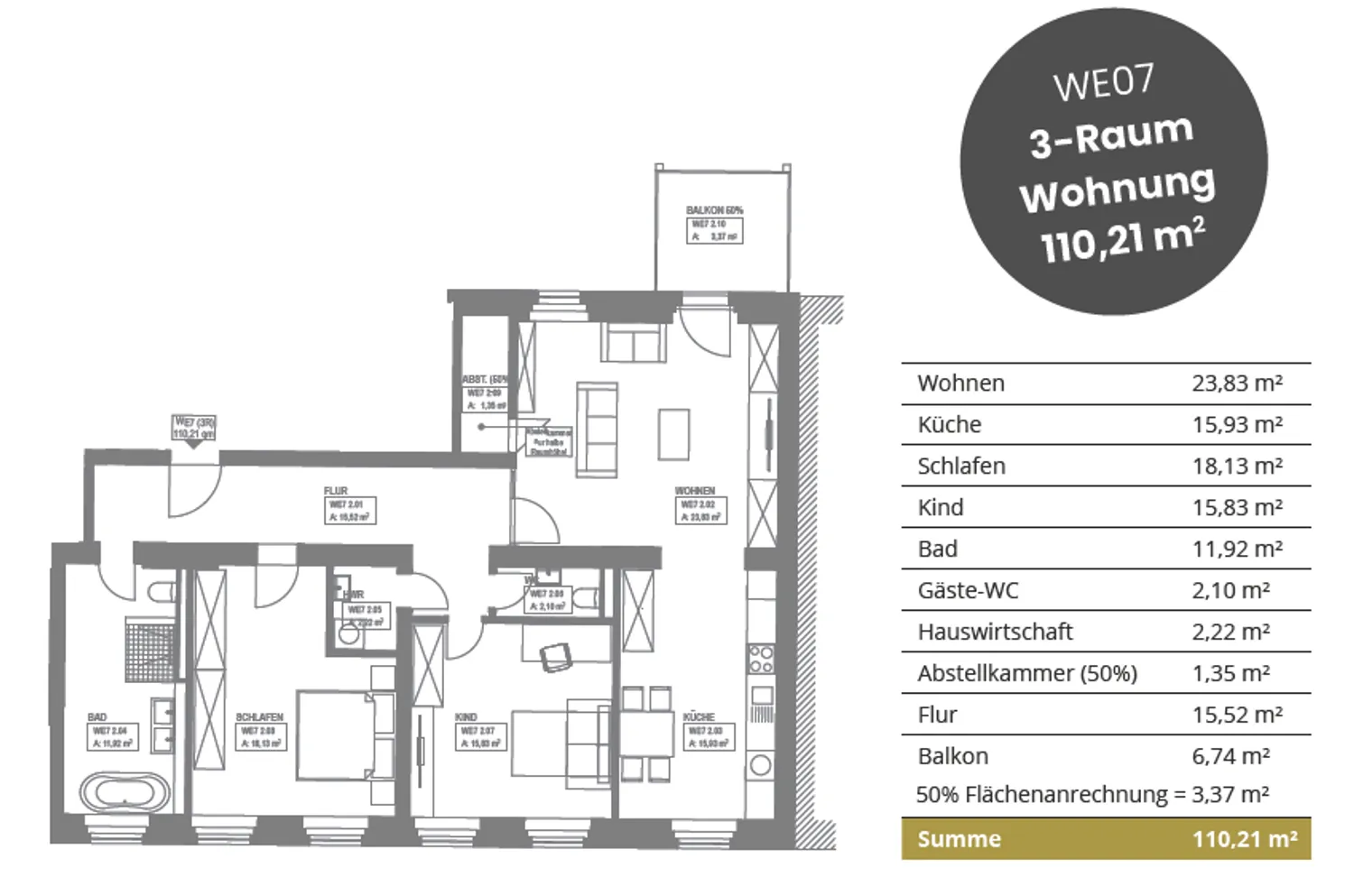 3 Zimmer Wohnung mit 110 m² in Görlitz – Bild 7