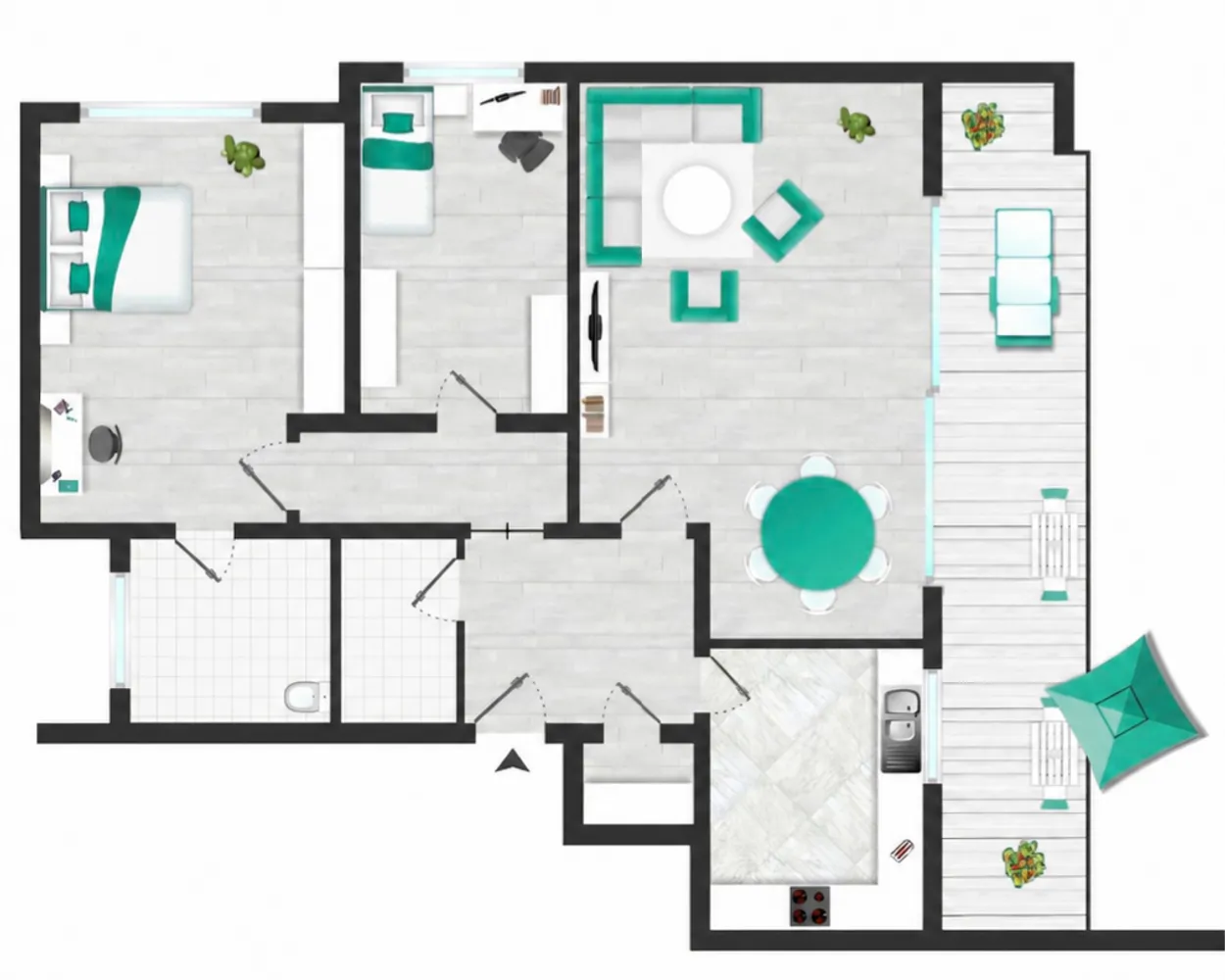 4 Zimmer Wohnung mit 88 m² in Bochum – Bild 2