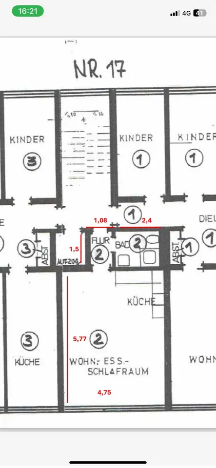 WG-Zimmer mit 34 m² in Marl – Bild 5