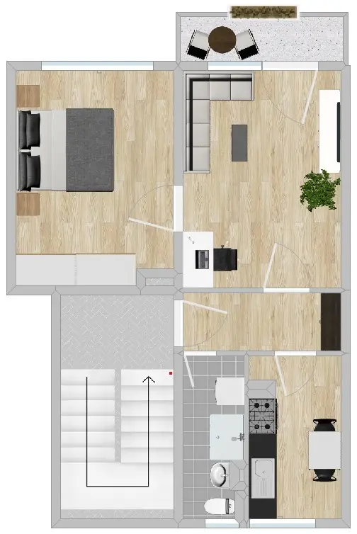 2 Zimmer Wohnung mit 55 m² in Riesa – Bild 5